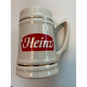 Vintage HEINZ Chef Francisco MINTY Ceramic Beer Stein Mug Rare